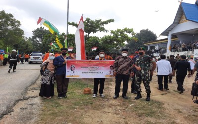 Pembukaan TMMD ke-113 TA 2022 Kodim 0303 Desa Muara Basung - Bengkalis