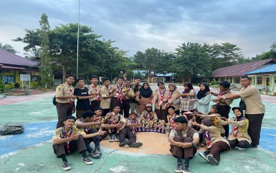 SMAN 1 Pinggir Raih Banyak Penghargaan Lomba Pramuka Scout Competition Technology di SMK 2 Pinggir